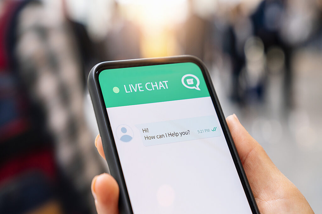 AI chatbot offers advice to a user